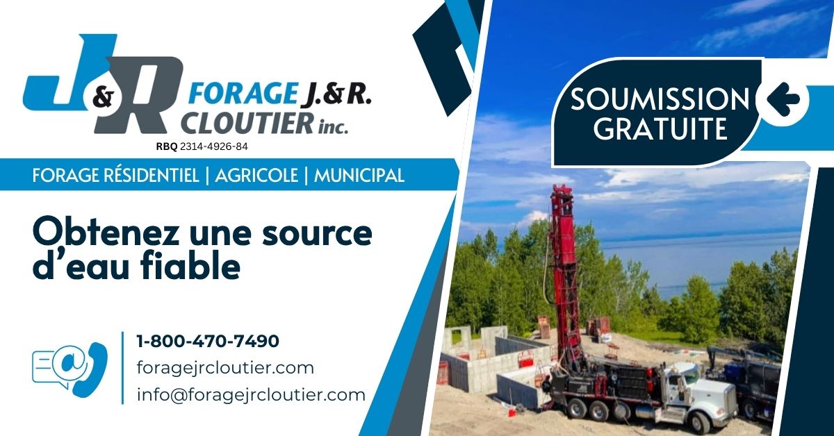 Forage de puits Montmagny