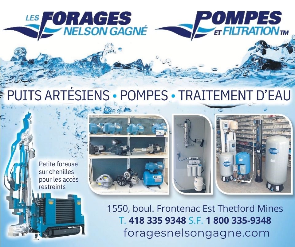 Forage de puits Saguenay